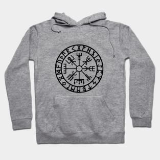 Vegvisir Compass Black Hoodie